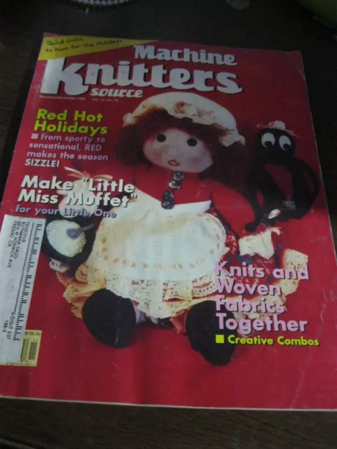 Craft knitting magazines - "Machine knitters source" Volume 13 Number 75