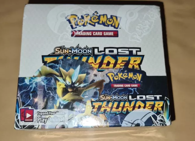 Pokemon Sun & Moon Lost Thunder Booster Box, NEW & SEALED!