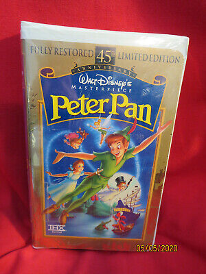 Peter Pan (VHS, 1998, 45th Anniversary Limited Edition) BRAND NEW FACTORY SEALED