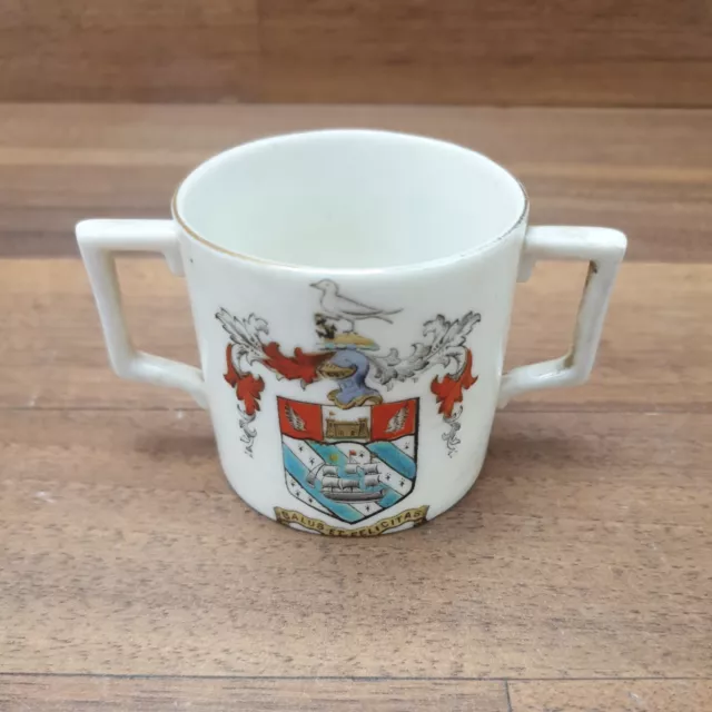 WH GOSS CRESTED CHINA MODEL collectable cup "Torquay"