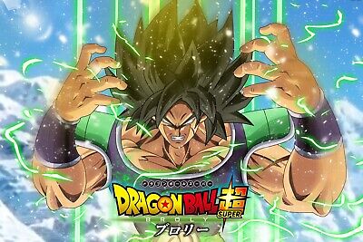 Dragon Ball Super Poster Gogeta From 2018 Broly Movie 12inx18in Free Shipping 
