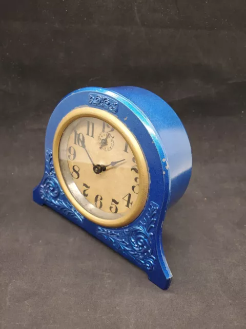 Vintage Unbranded Wind Up Alarm Clock Parts/Repair