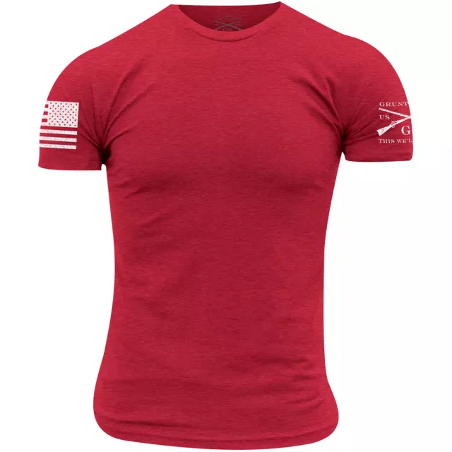 Grunt Style Basic Crew T-Shirt - Red