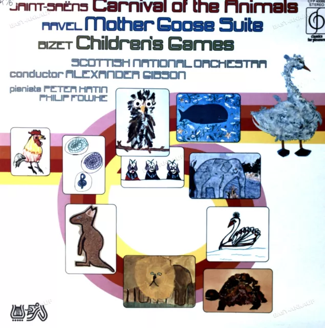 Saint-Saëns / Ravel / Bizet - Carnival Of The Animals / Mother Goose LP '