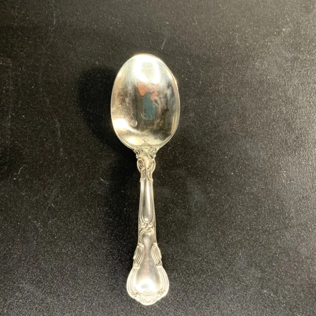 Vintage Gorham Chantilly Sterling Silver Child Baby 4.5 in Spoon No Monogram
