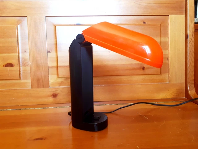 Lampe De Table Vintage Pliable Design "Tucano" Space Age - Fabrication Italie