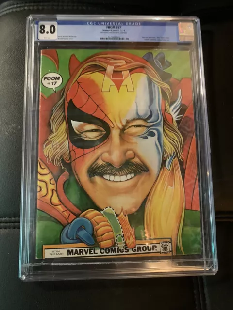 FOOM #17 STAN LEE cover 1977 KISS Preview RARE CGC 8.0  HTF