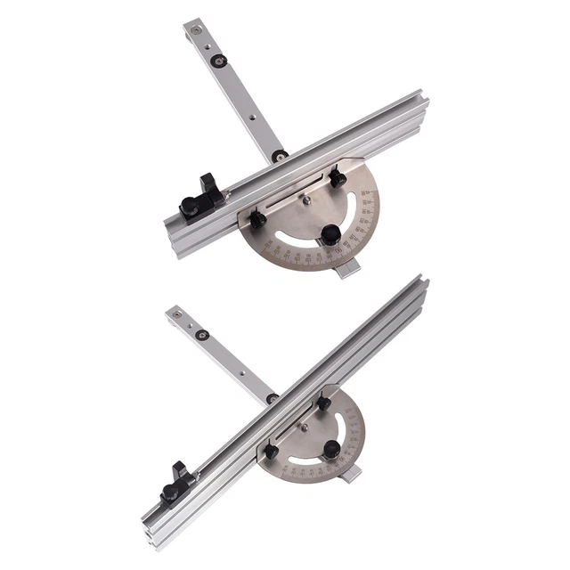 TABLE SAW MITRE Gauge Assembly Angle Plate Ruler DIY Outils de travail