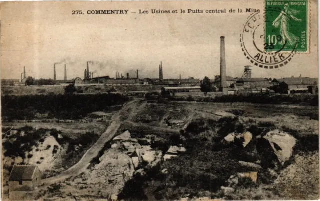 CPA COMMENTRY Les Usines et le Well Central de la Mine (267252)
