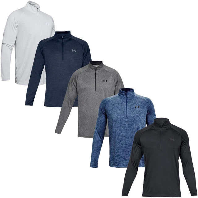 Maglione Under Armour da uomo UA Tech 1/2 cerniera allenamento palestra traspirante