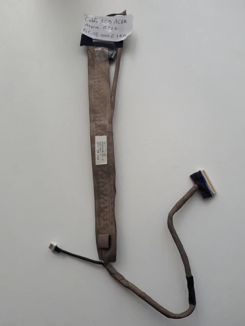 Nappe écran Acer Aspire 7220 – Câble LCD DC02000E100 REV:1.0, Occasion Avec Garantie 6 Mois