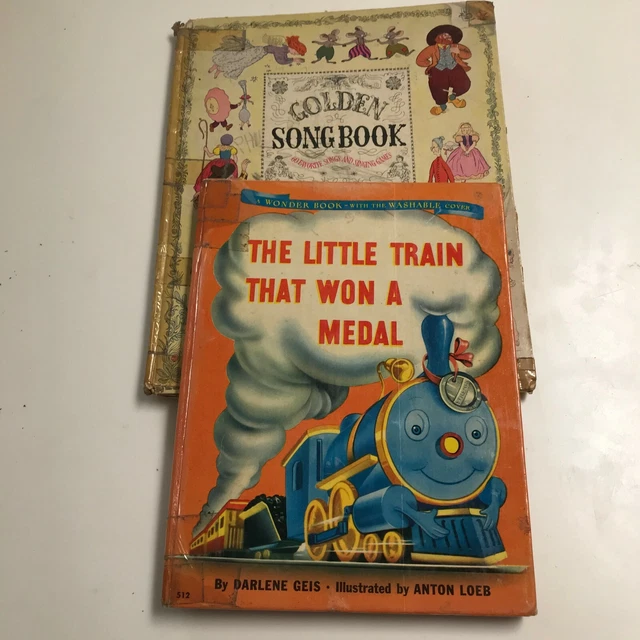 CHILDRENS BOOKS THE Little Train That Won A Medal Golden Songbook 