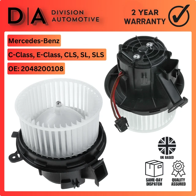 Heater Blower Motor Fan For Mercedes C-Class W204, E-Class W212, SLS 197 – Aftermarket