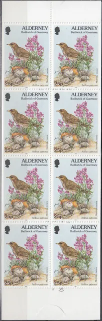 Alderney Booklet Defin Flora & Fauna 1997 MNH-10 Euro