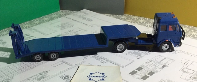 Mercedes Benz Actros Schaumann – Miniature Conrad 40002/04 – Échelle 1:50 Neuve