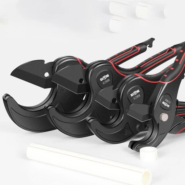 Smooth and Clean Ratchet Cuts Pipe Cutter for Nonmetallic
