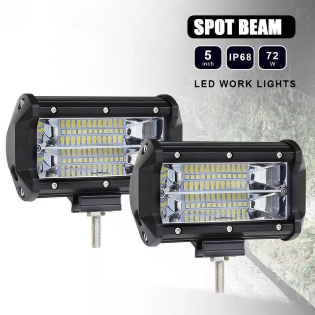 LED-Zusatzscheinwerfer runde 63 W für 4X4 - Quad und SSV