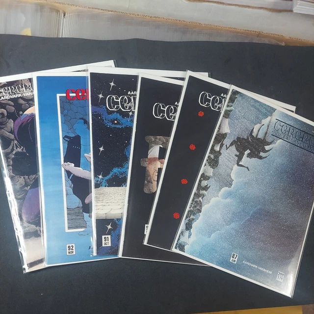 Cerebus #87 89 90 91 92 93 lot of 6 Aardvark-Vanaheim Comics 1980s VF