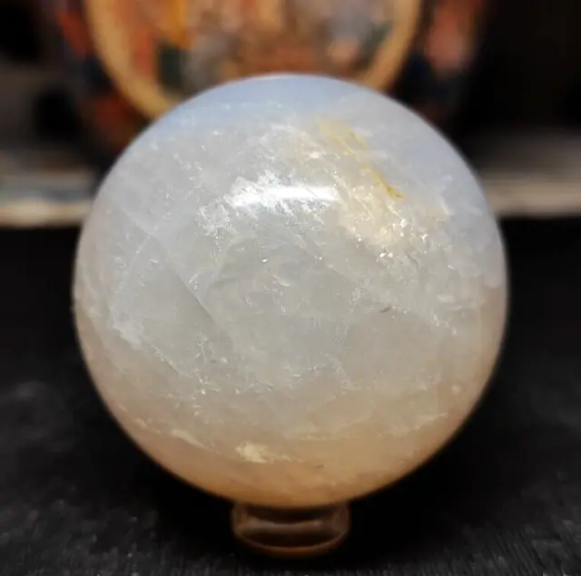 Sfera di Cristallo 232g 55mm Minerale Quarzo Chiaro Crystal Sphere Chakra Reiki