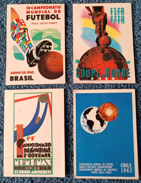 PANINI LOT 4X VIGNETTES  world cup ARGENTINA 78 WM 78 BRASIL