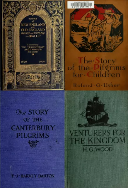 Mayflower Pilgrims History Ancestry Genealogy America V.2 - 229 Old Books on DVD