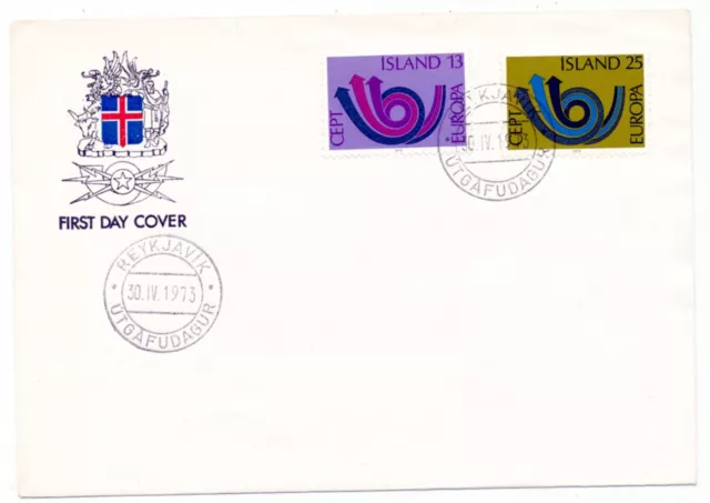 Islanda 1973 FDC Europa CEPT Michel n. 471-72