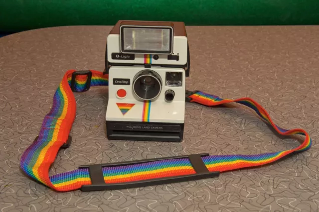 Custom Gay Pride Polaroid One Step Camera