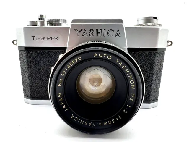 YASHICA TL-SUPER mit Auto Yashinon-DX 1:2 f= 50mm Analog Film Kamera SLR Camera