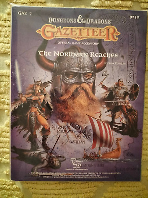 TSR TSR D&D Dungeons & Dragons GAZ7 The Northern Reaches Missing Cardboard Village 