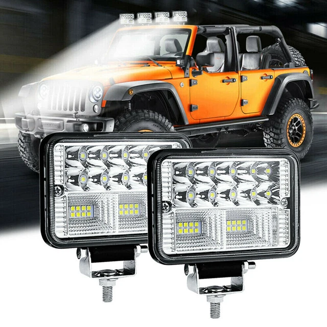Luce di lavoro LED 4 pollici 78 W 12 V 24 V faretto alluvione fuoristrada per auto/camion xnL~H7