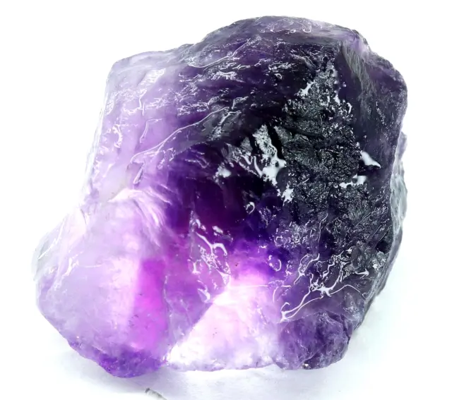Natural Purple African AAA+ Amethyst Untreated Specimen Gemstone Rough 204 Ct