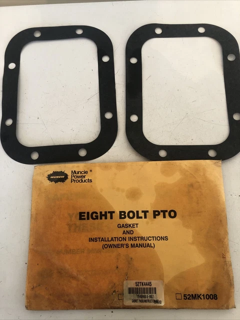 Genuine Munic Power Gasket Tg Series 8 Bolt 52Tk4445 New Oem Set Of 2 Gaskets