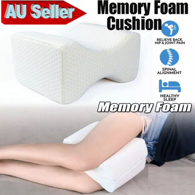 Memory Foam Leg Pillow Knee Support Pain Relief Body Alignment Washable Cushion