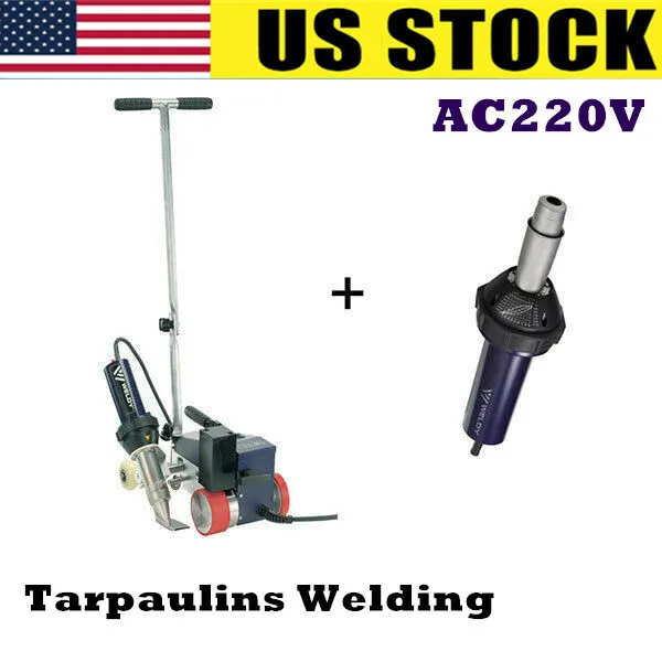 USA! AC220V 40mm Plastic Powerful Hot Air Roofer Welder Machine+1 Hot Air Gun