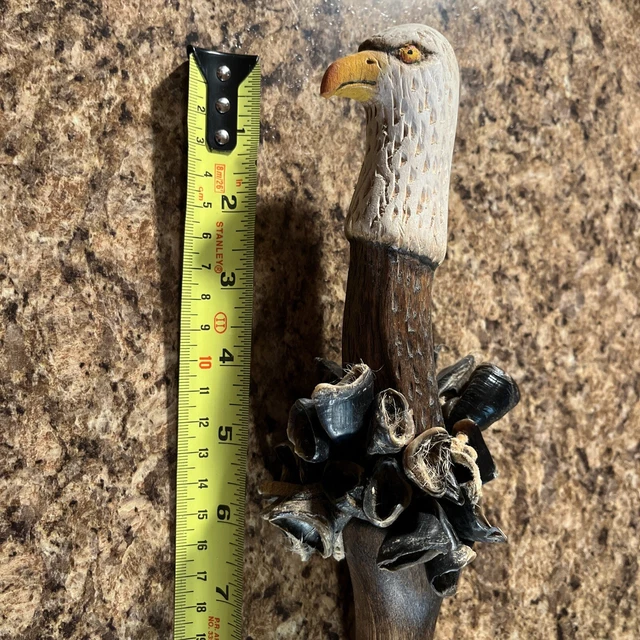 Handmade Carved Native American Indian Medicine Man Rattle Rain Shamen Stick. Handmade Carved Native American Indian Medicine Man Rattle Rain Shamen Stick.
