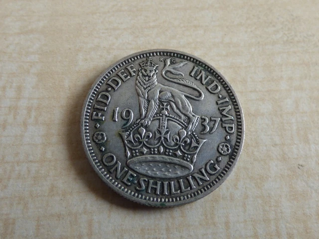 George VI 1 Shilling English Scottish Silver Coins Choose your date 1937-1951
