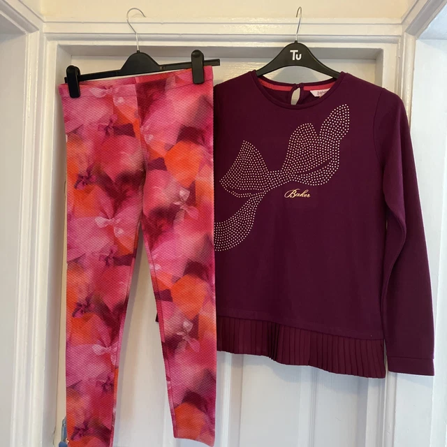 girls ted baker jumper and leggings set aged 13-14