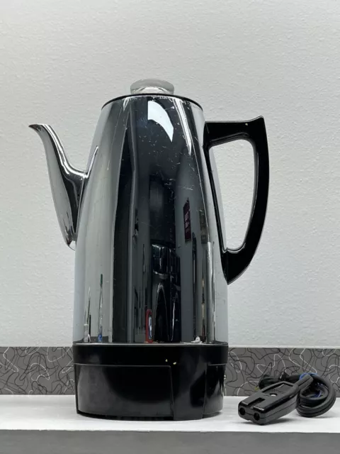 General Electric 1P33 Coffee Percolator 10 Cup Vintage Complete