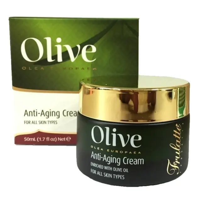 Olive Oil Olea Europaea organic Anti Aging Cream Frulatte for All Skin New 50ml
