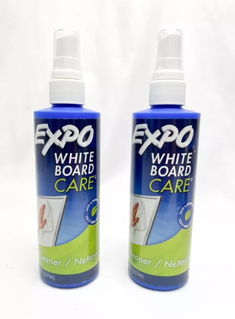 SET OF 2 Expo White Board Dry Erase Cleaner Spray Bottle 8 oz. - FREE SHIPPING