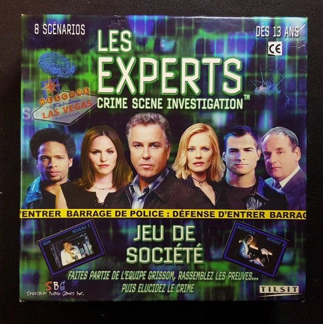 Les experts Crime Scene Investigation - Jeu de société Tilsit