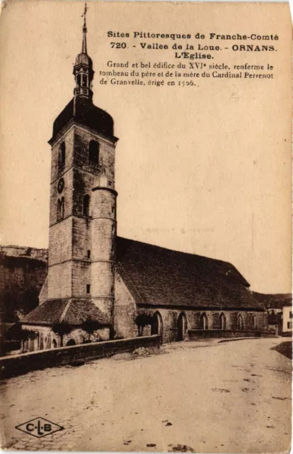 CPA AK ORNANS - L'Église - Vallée de la Loue (486549)