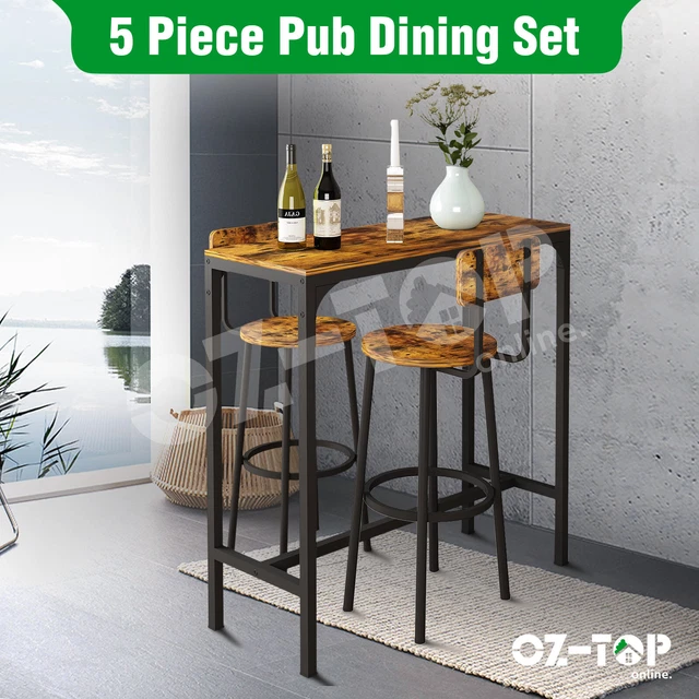 Bar Table Stool Dining Set Vintage Barstools Kitchen Chairs Coffee Table Vintage