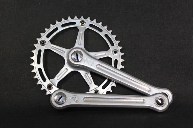 Vintage Campagnolo Record PISTA Crankset Track 170mm 144BCD w/ 42T chainring Vintage Campagnolo Record PISTA Crankset Track 170mm 144BCD w/ 42T chainring