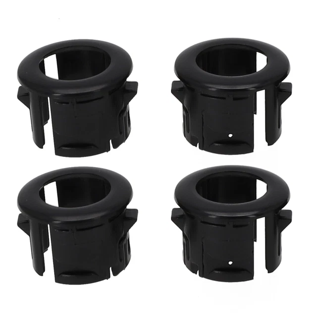 Lot De 4 Supports De Montage Pour Capteur De Parking - Dimensions 70,5 X 14 X 4 Mm, Diamètre 21-22 Mm, Noir - 3