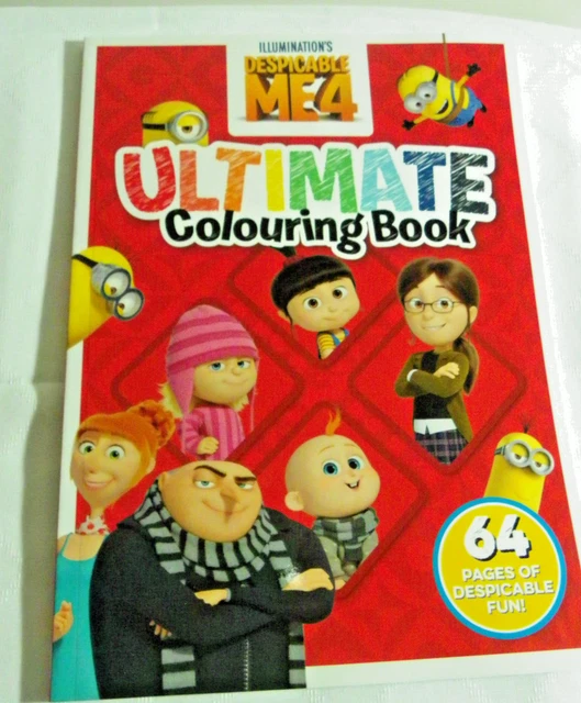 DESPICABLE ME 4 Ultimate Colouring Book Scholastic 2024 colour in $12. ...