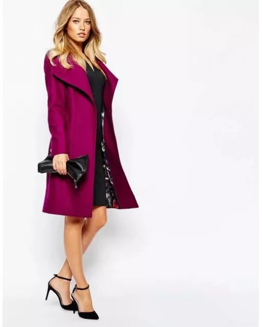 Ted baker sandra purple best sale coat