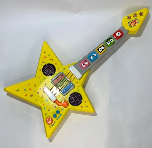 YO GABBA GABBA Yellow Star Guitar Jazwares 2014 40.00 PicClick