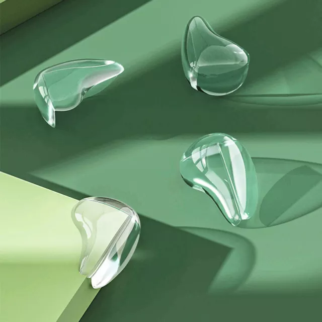 10pcs Water Drop Anti-collision Corner Transparent Anti-bump Protective Cover@