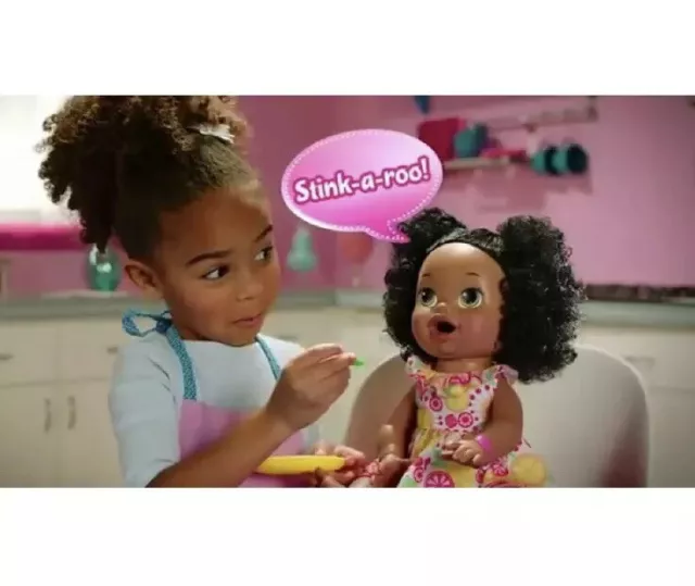 Baby Alive Super Snacks Snackin Sara African American 3